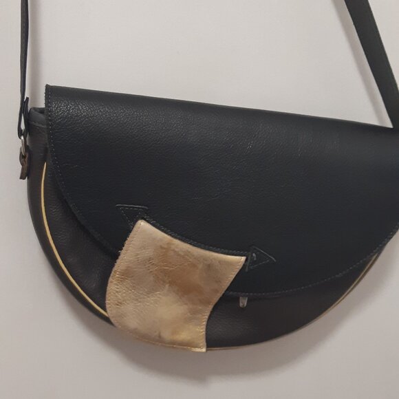 Leather Shoulder Bag Purse made in Krakow Poland - Picture 1 of 13